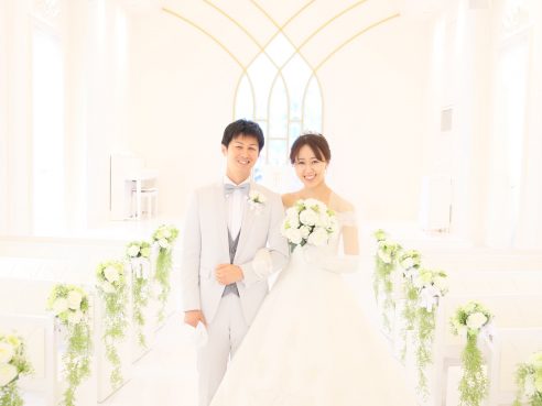 北村 康様 奈津子様 キリスト教式の画像